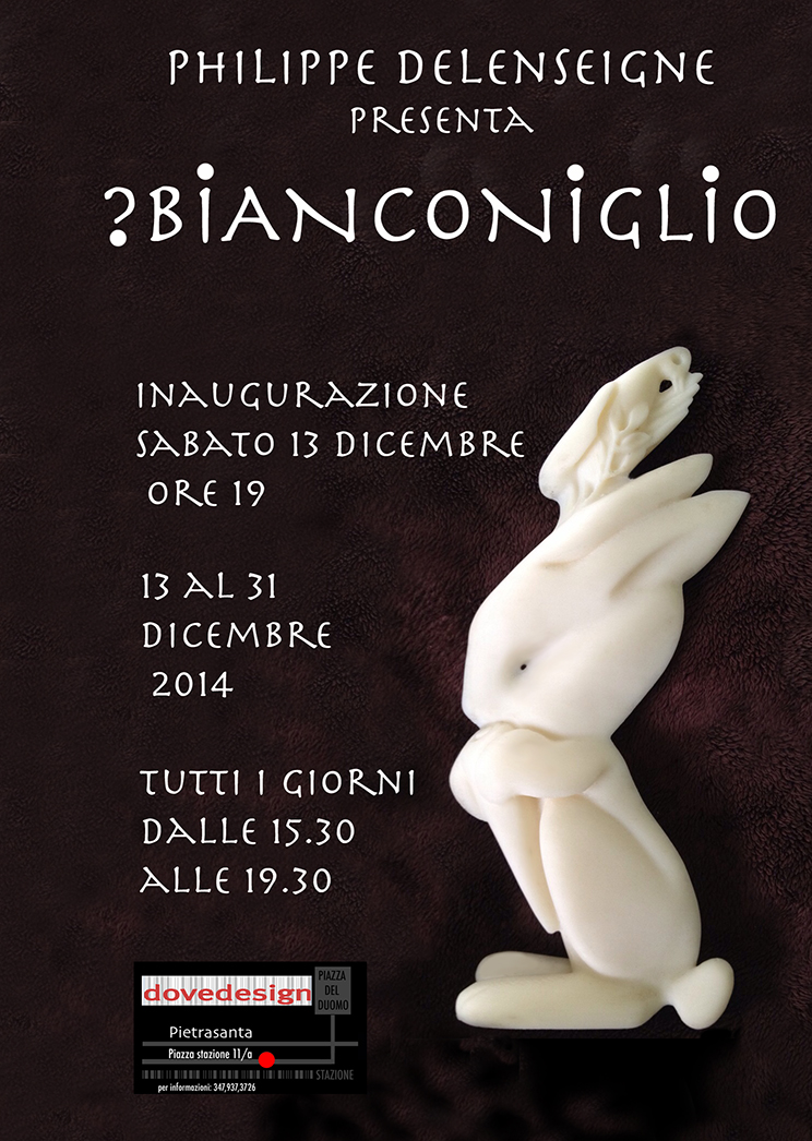 ?Bianconiglio an exhibition by Philippe Delenseigne
