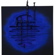 Il Segno, 2016 - vinyl on canvas, 80 x 80 cm