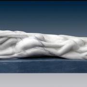 Chrysalide, 2003 - marble, 170 x 40 x 30 cm