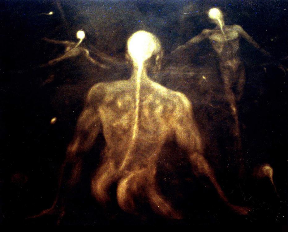 Intemporel, 1996 - olio su tela, 100 x 120 cm