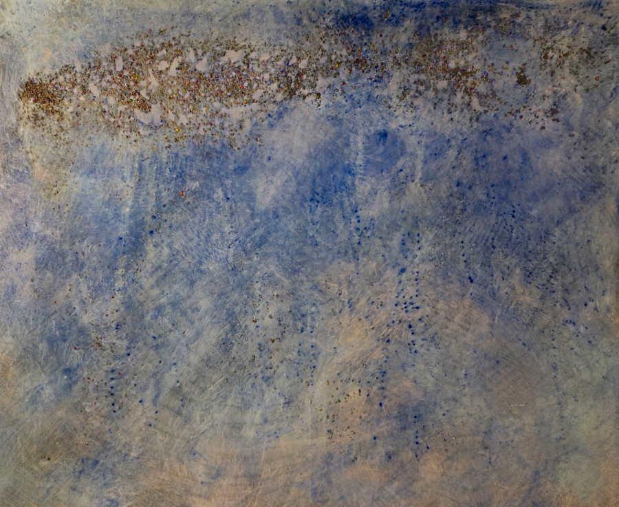 Planet Left Over, 2016 - olio su tela, 100 x 120 cm